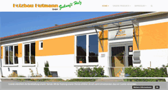 Desktop Screenshot of holzbau-hutmann.de